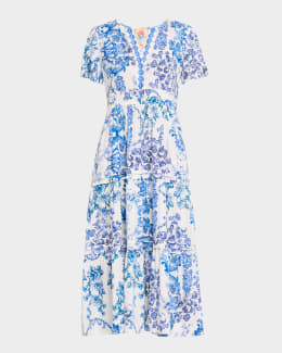 johnny was relaxed linen flounce dress Johnny Was Relaxed Linen Flounce Dress