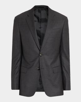 Giorgio Armani Men's Velvet Notch Lapel Dinner Jacket | Neiman Marcus
