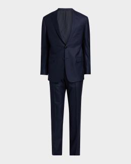 Giorgio Armani Men's Wool and Viscose Textured Two-Piece Suit