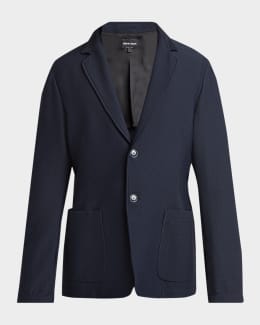Giorgio Armani Men's Textured Dinner Jacket | Neiman Marcus