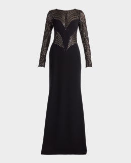 quince lace dress Amarra 54290 Quinceanera Dress Lace Long Sleeve Corset Ball Gown Shimmer Crystal 8 / Blush main image 1