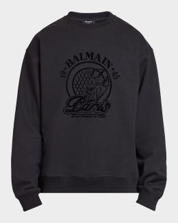 Amiri Men's MA Quad Jacquard Crewneck Sweatshirt | Neiman Marcus