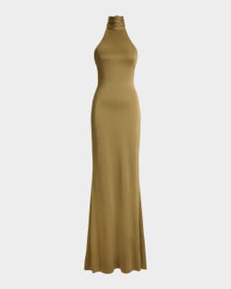 ralph lauren long gold dress Gold Lauren Ralph Dresses