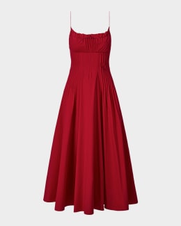 staud claretta rib knit maxi dress STAUD, Claretta Dress in Sunburst, Size Medium