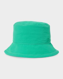 Jacquemus La Chapeau Vela Striped Raffia Bucket Hat | Neiman  display picture 3