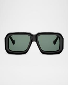 Loewe Anagram 49mm Oval Sunglasses | Neiman Marcus display picture 1