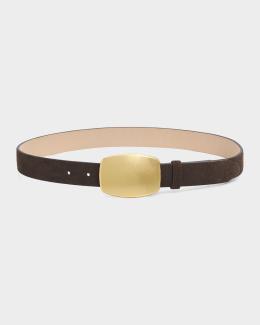 Rag & Bone Wyatt Leather Belt | Neiman Marcus display picture 2