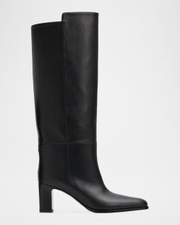 Jimmy Choo Alizze 85 Leather Knee-High Boots | Neiman Marcus