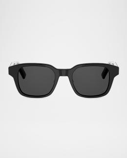 Dior Christian Dior Label S1I Rectangular Sunglasses | Neiman Marcus