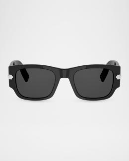Dior Christian Dior Label S1I Rectangular Sunglasses | Neiman Marcus