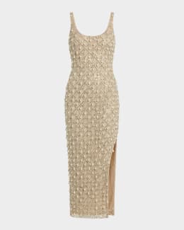 Mac Duggal Embellished Lace Column Gown | Neiman Marcus