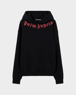Palm Angels Men's Classic Logo Gingham Seersucker Track Pants