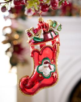 Exclusive Classic Car Santa Ornament | Neiman Marcus