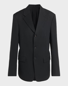 Thom Browne Classic Single-Breasted Blazer Jacket | Neiman Marcus