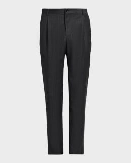 Homme Plisse Issey Miyake Men's Basics Pleated Trousers | Neiman