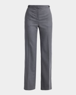 THE ROW Ragnar Tapered Wool Suiting Pants | Neiman Marcus