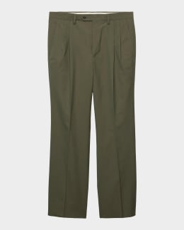 パンツ PRADA 23AW Cotton and Silk pants Prada Men's Cotton and Silk Pants | Neiman Marcus