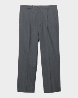 Prada Men's Cotton and Silk Pants | Neiman Marcus