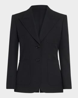 Thom Browne Classic Single-Breasted Blazer Jacket | Neiman Marcus