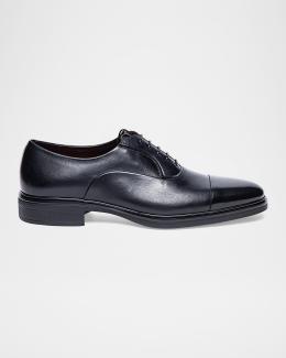 Jil Sander Men's Studded Lace-Up Leather Shoes | Neiman Marcus