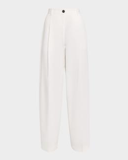 Polo Ralph Lauren Bacall Satin Pants | Neiman Marcus