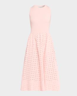 tahari pink lace dress Pink Floral lace chiffon Dress Tahari S (4-6)