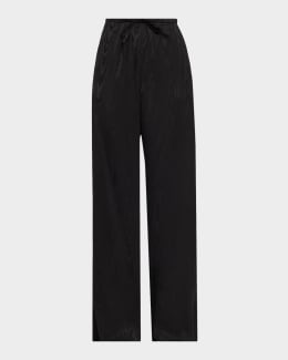 Giorgio Armani Silk Wide-Leg Trousers | Neiman Marcus