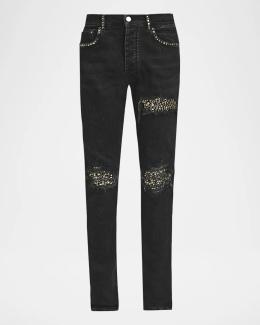 Ksubi Men's Van Winkle Plus Studded Skinny Jeans | Neiman Marcus