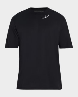 Amiri Men's Crystal-Embellished Logo Cotton T-Shirt | Neiman Marcus