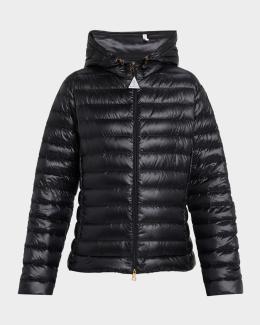 Moncler Jasmin Hooded Short Down Parka | Neiman Marcus