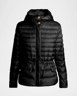 Moncler Hermine Hooded Puffer Jacket | Neiman Marcus