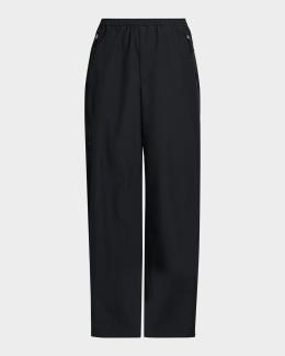 Jil Sander Men's Belted Straight-Leg Cuffed Trousers | Neiman Marcus