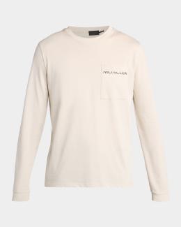 Moncler Men's Heavyweight Long Sleeve T-Shirt | Neiman Marcus