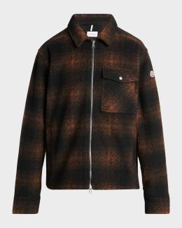 SACAI x CARHARTT WIP Men's Washed Duck & Wool Knit Blouson Jacket