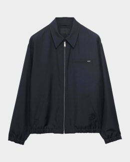 Prada Men's Layered Long-Sleeve Cotton T-Shirt | Neiman Marcus