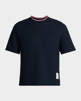 Thom Browne Men's Milano Oversized Pocket T-Shirt | Neiman Marcus