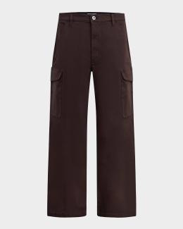 Helmut Lang Men's Chino Twill Wide Leg Cargo Pants | Neiman Marcus