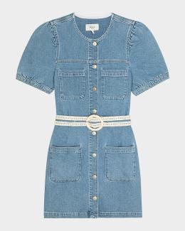 PAIGE Jaxsyn Denim Mini Dress