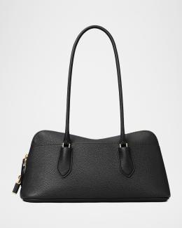 Tory Burch Woven Half Moon Bag | Neiman Marcus