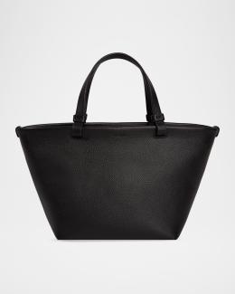 The Row N/S Park Tote Medium in Lux Grained Calfksin | Neiman Marcus