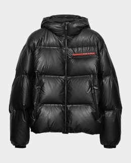 Prada Men's Zip-Front Technical Jacket | Neiman Marcus