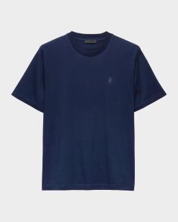 Ralph Lauren Purple Label Men's Lisle Crewneck T-Shirt | Neiman Marcus