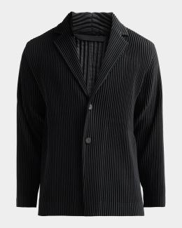Men's Pleated Single-Breasted Sport Coat | Neiman Marcus
