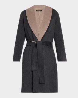 MM6 Maison Margiela Cocooning Oversized Windowpane Check Coat