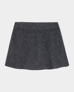 ALICE + OLIVIA Carter Stitch Pleated Mini Skirt | Neiman Marcus