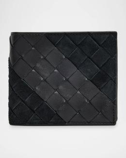 Bottega Veneta Men's Intrecciato Piccolo Leather Card Case