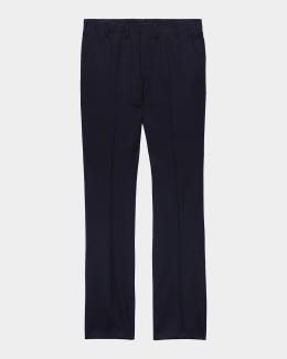 Prada Men's Straight-Fit Mohair-Wool Pants | Neiman Marcus