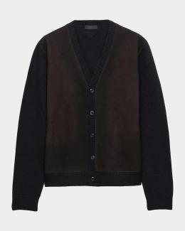 Homme Plissé Issey Miyake Men's Basics Pleated Cardigan | Neiman