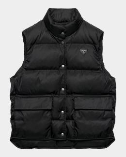 Prada Re-Nylon Down Vest | Neiman Marcus