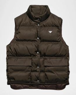 Prada Re-Nylon Down Vest | Neiman Marcus